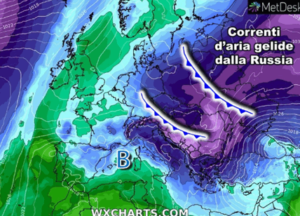 Meteo, freddo russo in Italia. Gelo siberiano, nevicate in pianura