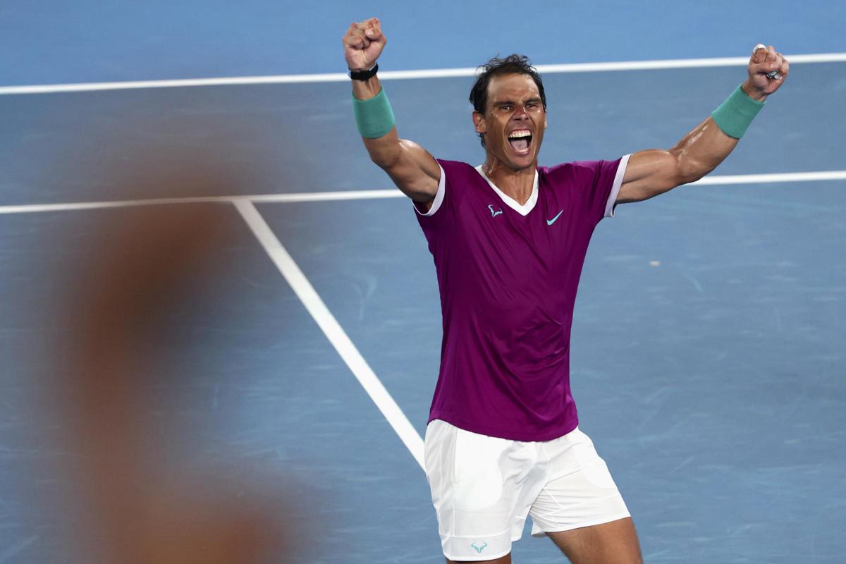 Nadal Australian Open 21 slam battuto Medvedev