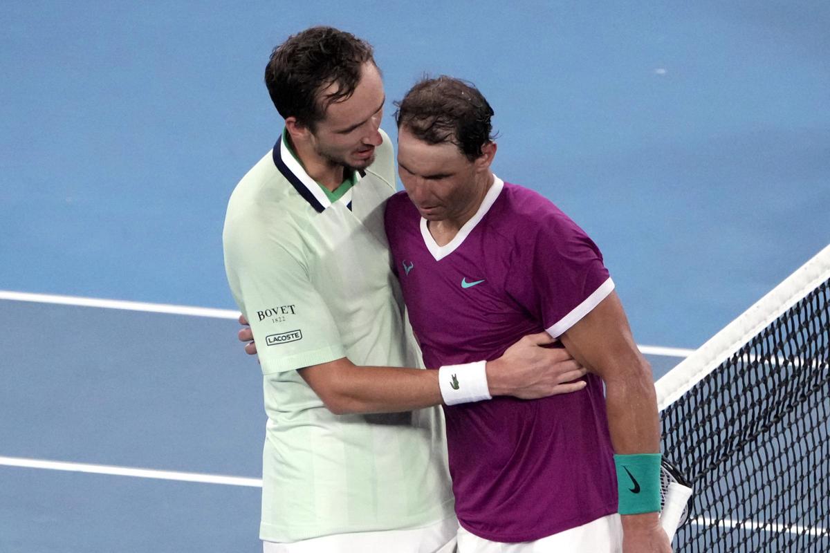 Nadal Australian Open 21 slam Medvedev 