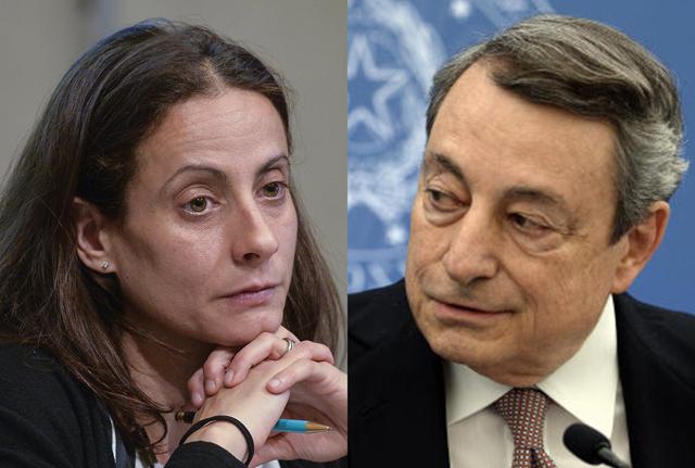 Nathalie Tocci e Mario Draghi