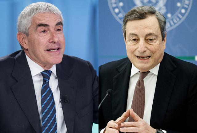 Pier Ferdinando Casini e Mario Draghi