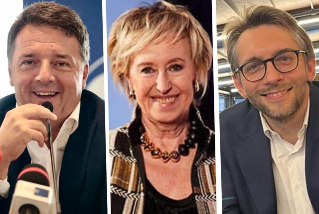 Matteo Renzi, Letizia Moratti e Pierfrancesco Maran