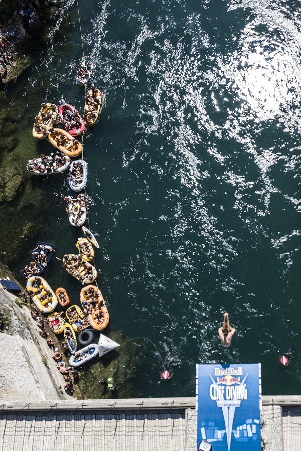 Red Bull Cliff Diving World Series 2018 Stop 6   Mostar, Bosnia & Herzegovina Catalin Preda Credit Red Bull Content Pool
