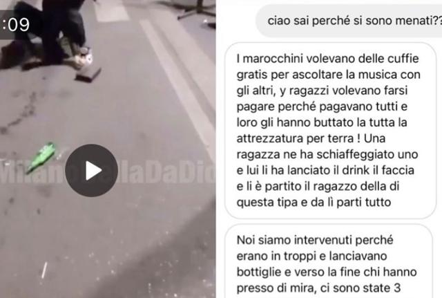 Rissa in via Lecco a Milano (dalla pagina IG di MilanoBellaDaDio)