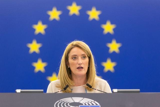 Presidente Europarlamento Roberta Metsola 