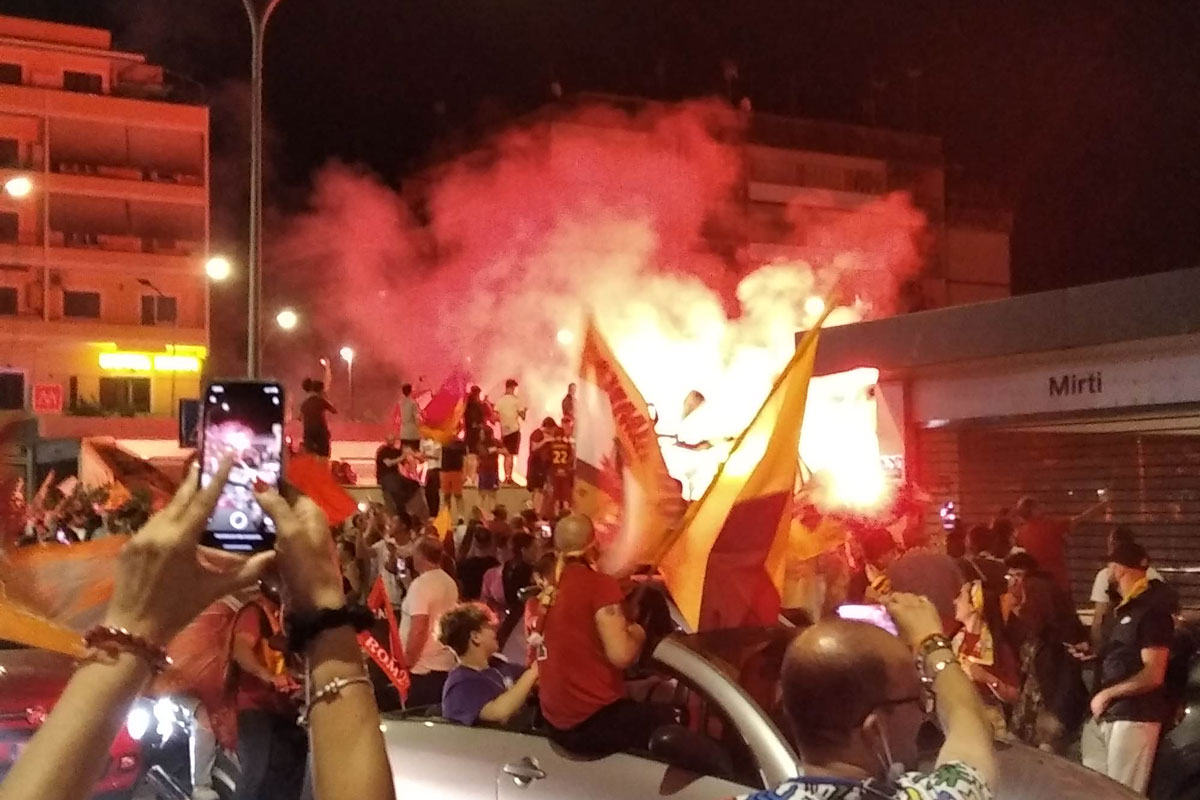 roma feyenoord piazza DEI MIRTI