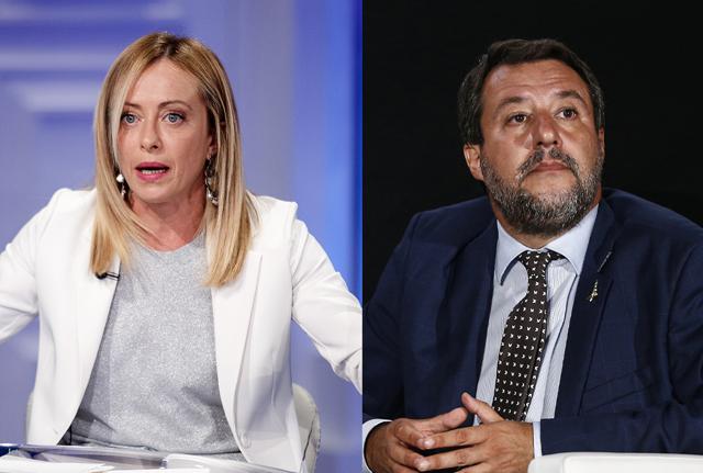 Giorgia Meloni Matteo Salvini