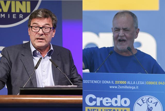 Giorgetti e Calderoli