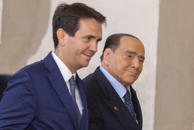 Alessandro Cattaneo  e Silvio Berlusconi