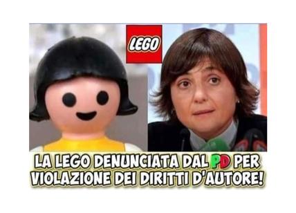 Serracchiani, Lego denunciata per violazione dei diritti d'autore: ironia web