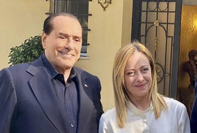 Silvio Berlusconi e Giorgia Meloni