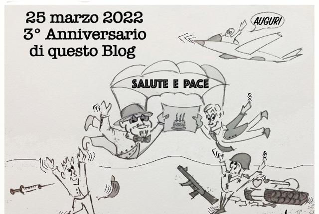 Edizione straordinaria 25/3/22, 3° anniversario del blog "Codice della crisi"