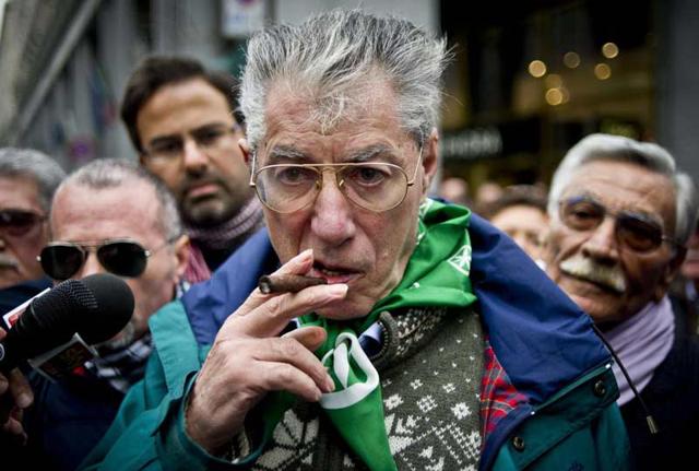 Umberto Bossi (81 anni) fondò la Lega Autonomista Lombarda nel 1984, in seguito rinominata Lega Lombarda