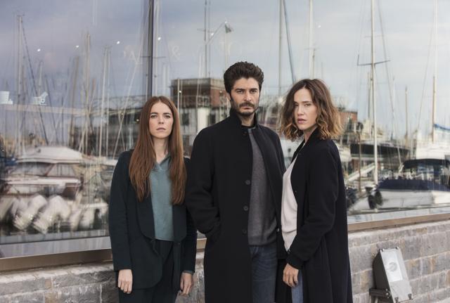 Valentina Romani, Lino Guanciale, Gabriella Pession (foto di Assunta Servello)