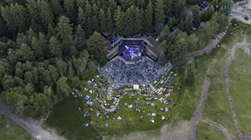 Vedeuta del Festival dall'alto