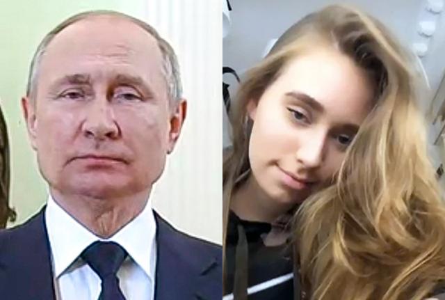 Vladimir Putin e figlia