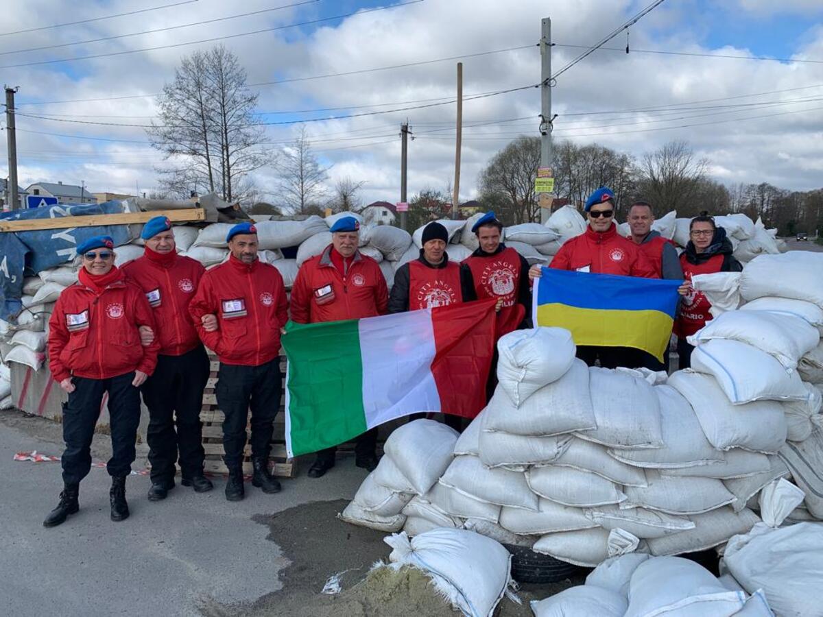 City Angels in Ucraina: posto di blocco a Leopoli