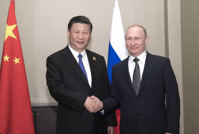 Vladimir Putin e Xi Jinping