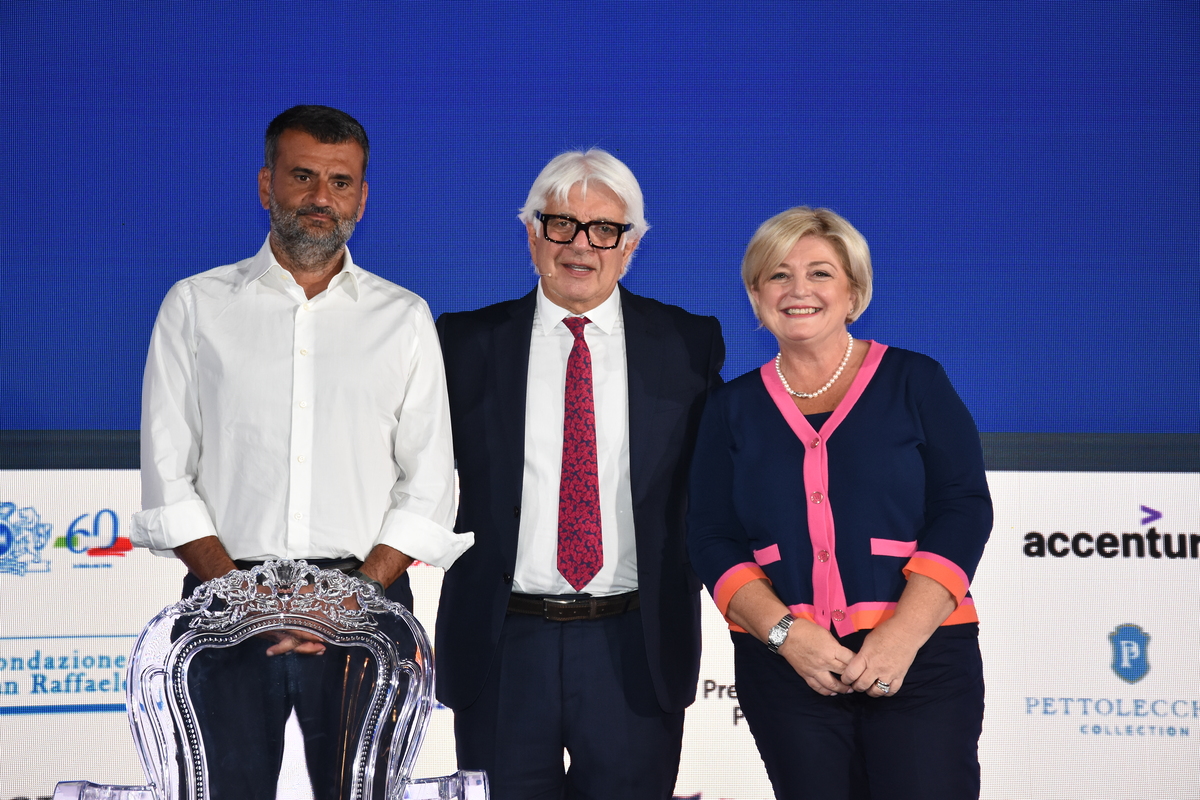 Angelo Maria Perrino, Antonio Decaro e Marina Elvira Calderone. Foto: Nick Zonna 2023