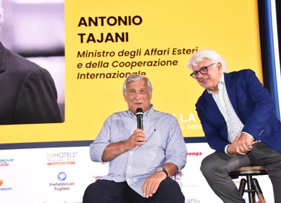 Antonio Tajani e Angelo Maria Perrino