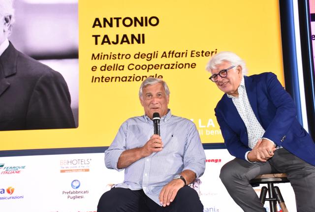 Antonio Tajani e Angelo Maria Perrino. Foto: Nick Zonna