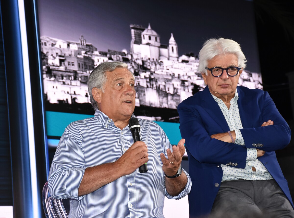 Antonio Tajani e Angelo Maria Perrino
