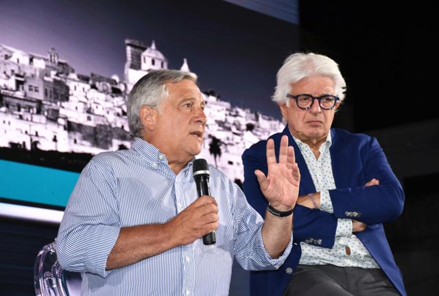 Antonio Tajani e Angelo Maria Perrino. Foto: Nick Zonna