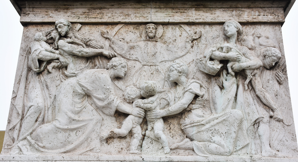 Ricordo di San Francesco patrono d’Italia in Piazza Risorgimento a Milano. Foto: Nick Zonna