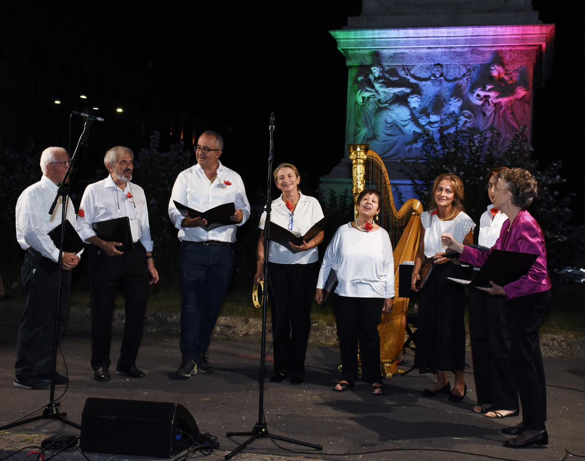 Ricordo di San Francesco patrono d’Italia in Piazza Risorgimento a Milano. Foto: Nick Zonna