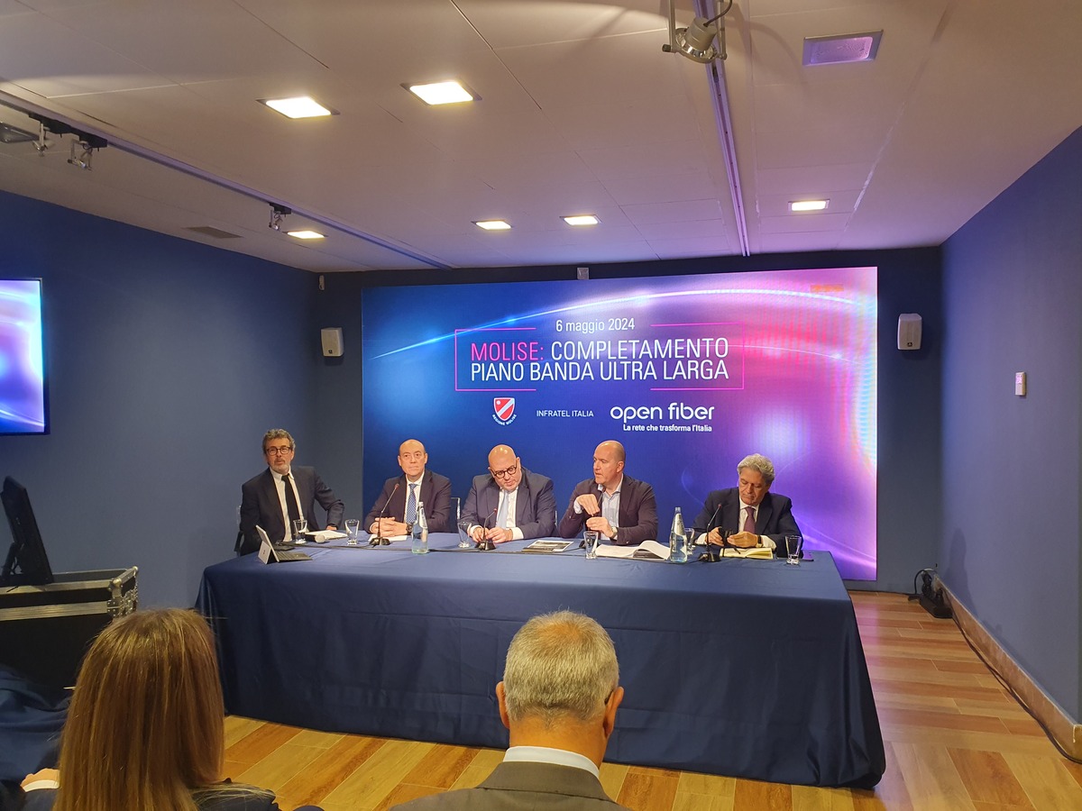  Open Fiber: annunciato il completamento del Piano BUL in Molise   