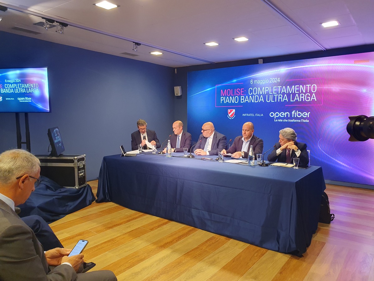  Open Fiber: annunciato il completamento del Piano BUL in Molise   