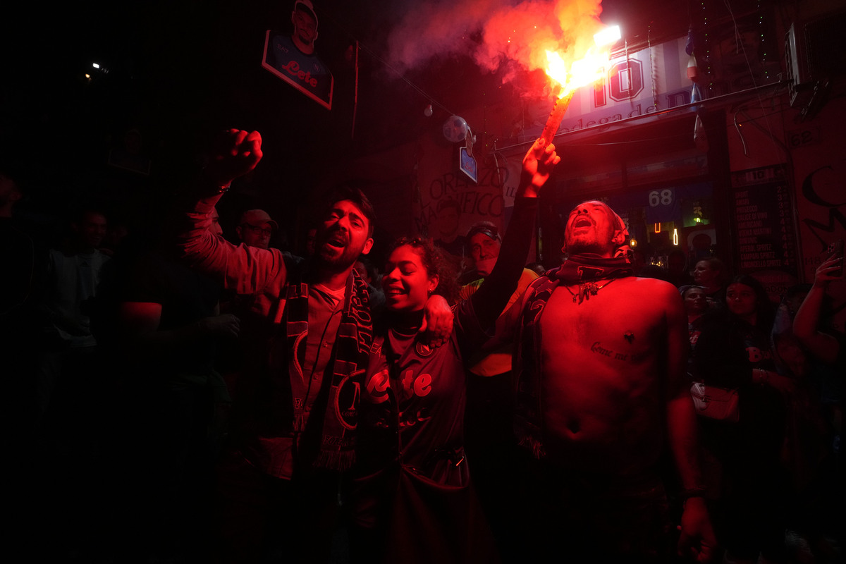 Festeggiamenti a Napoli