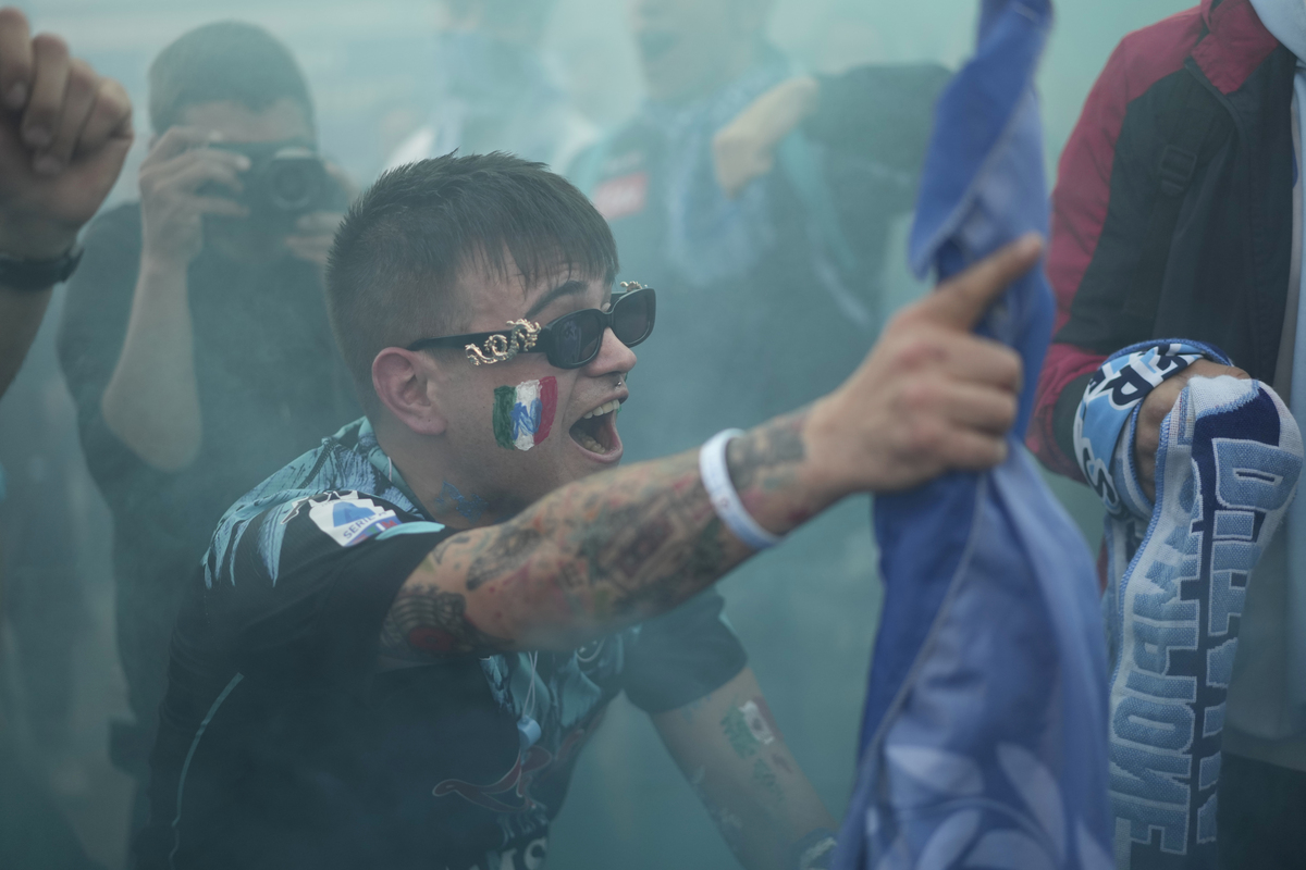 Festeggiamenti a Napoli