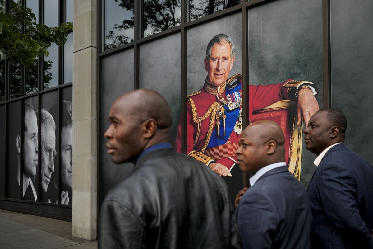 Londra - Preparativi per l'incoronazione di Re Carlo III