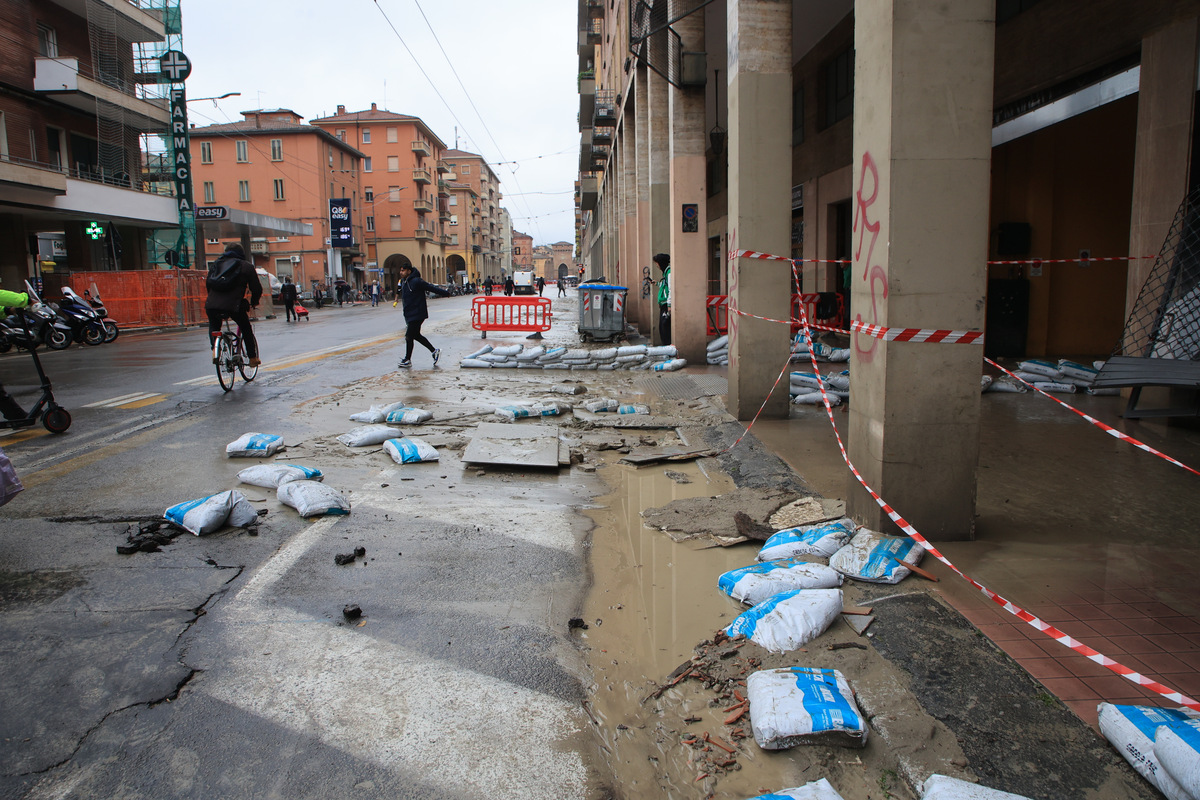 Bologna, i danni per il maltempo