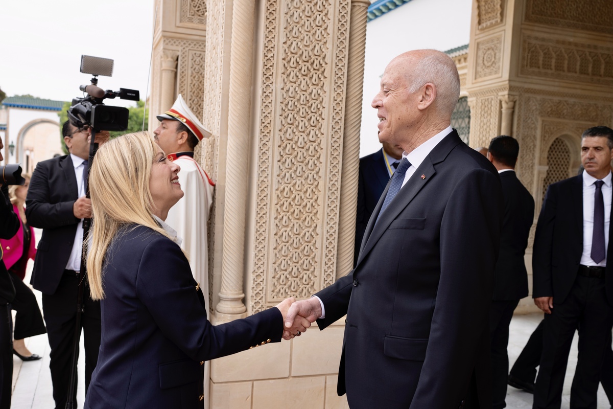 La Presidente Meloni in visita ufficiale nella Repubblica di Tunisia