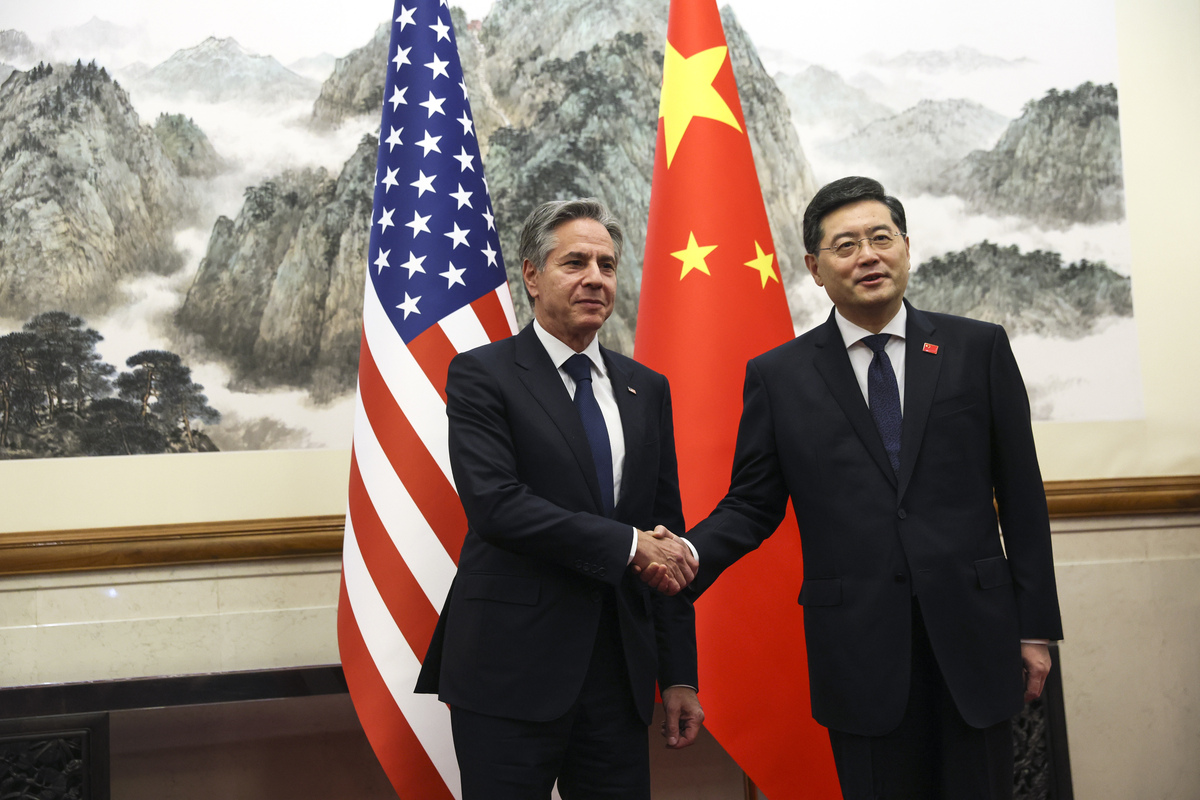  il Segretario di Stato americano Antony Blinken in visita a Pechino