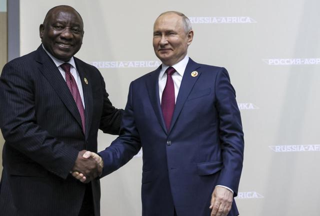 Putin riceve i leader africani