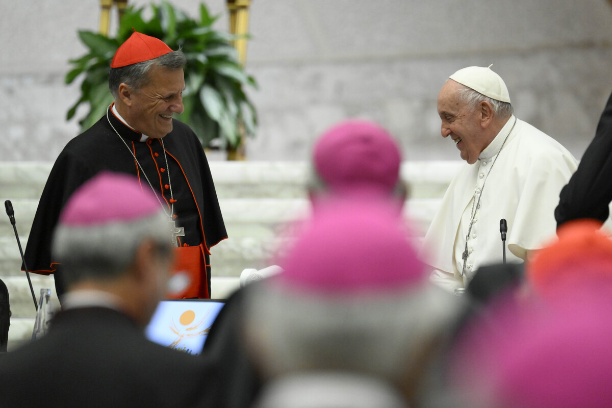Papa Francesco durante il Sinodo dei Vescovi - 20esima Congregazione Generale