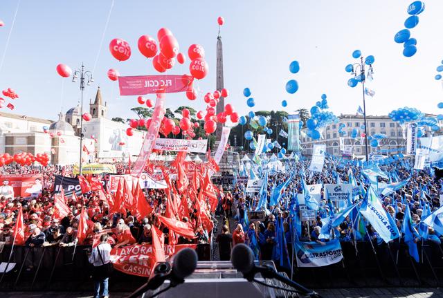 Manifestazione CGIL UIL