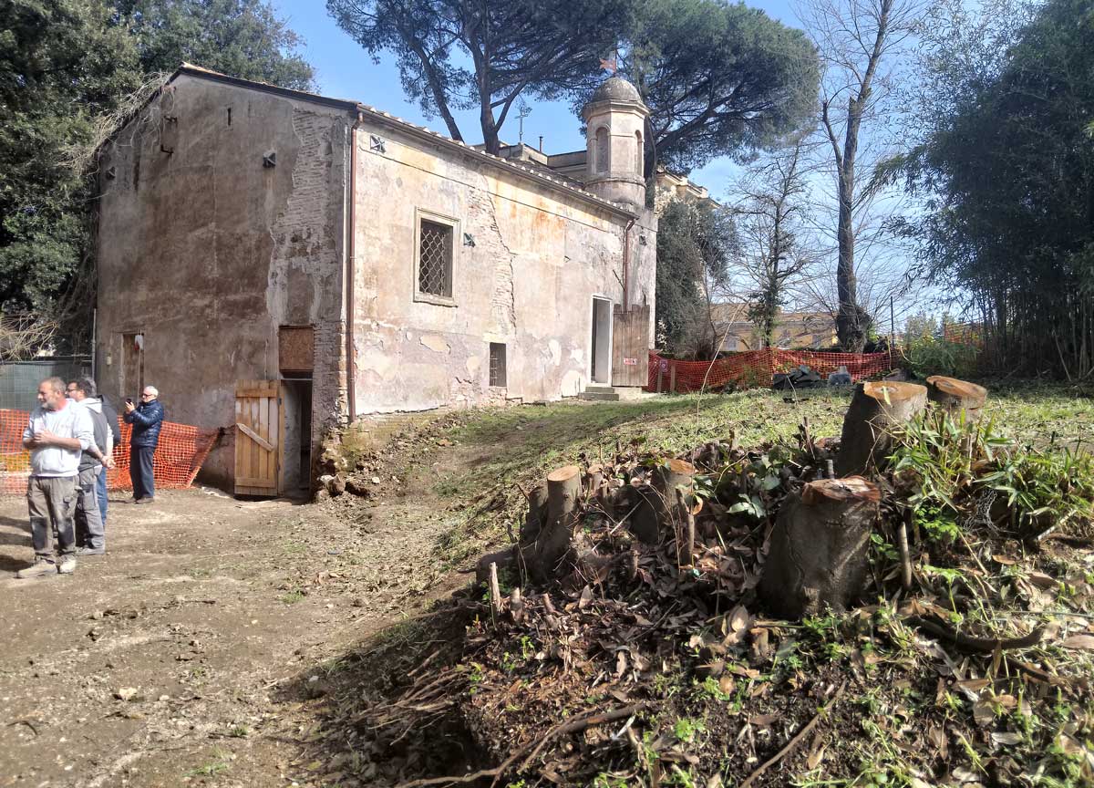 La chiesetta del Divino Amore a villa Ada