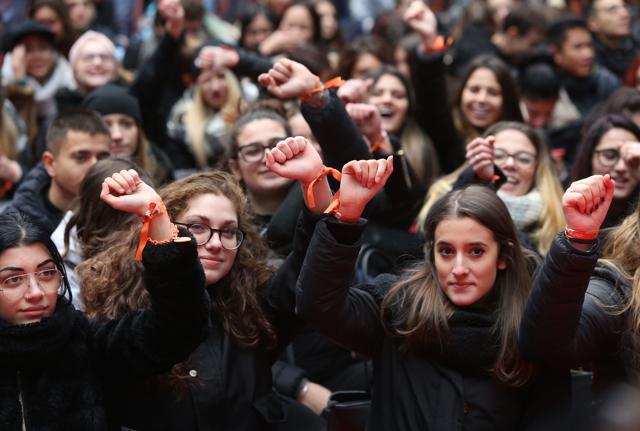 manifestazione contro la violenza sulle donne