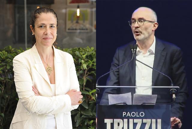 Alessandra Todde e Paolo Truzzu