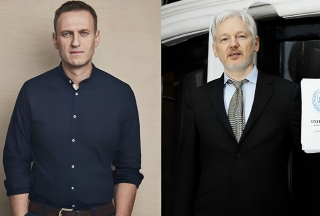 ALEXEI NAVALNY E JULIAN ASSANGE