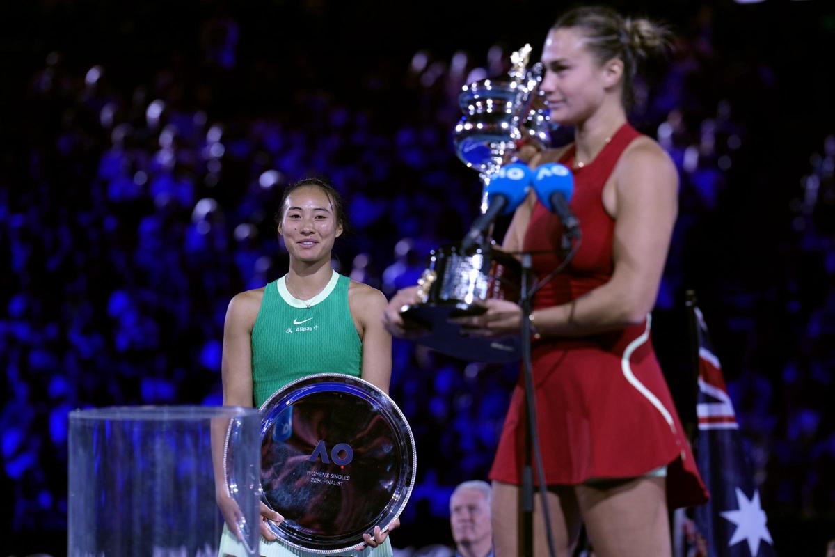 Aryna Sabalenka Australian Open premiazione