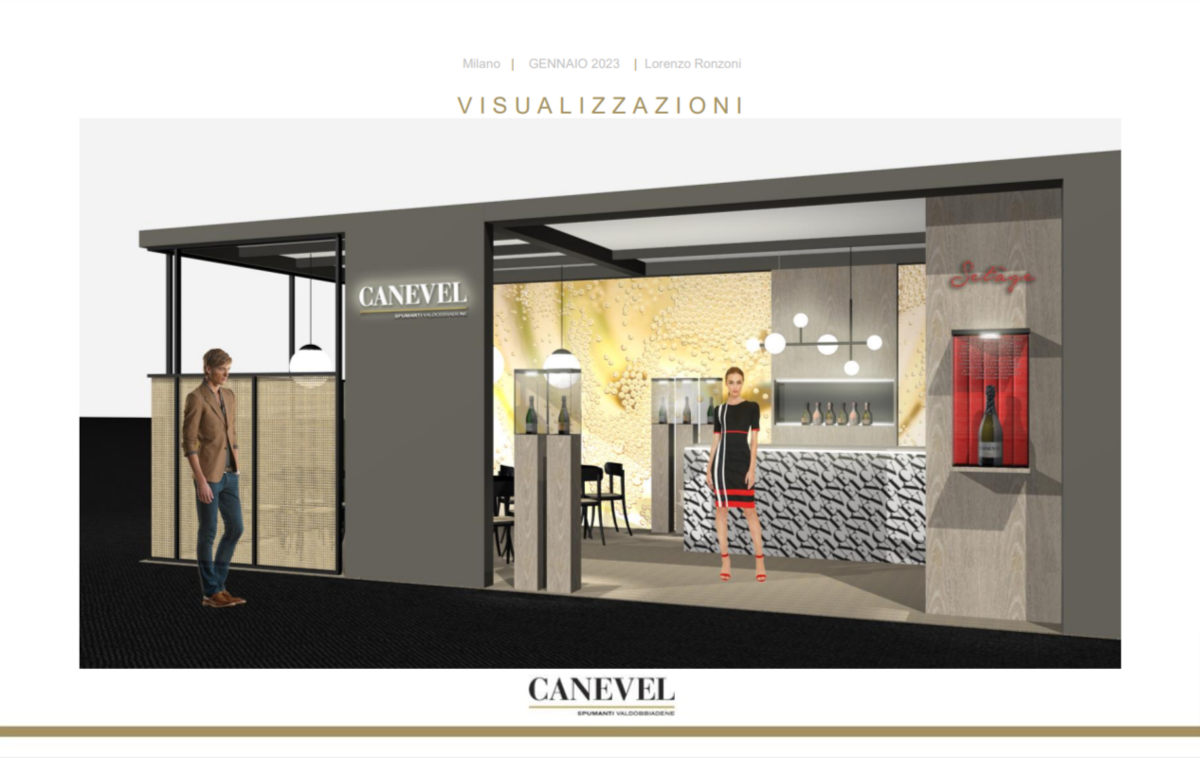 Canevel Spumanti presente a Vinitaly 2023 con un nuovo stand