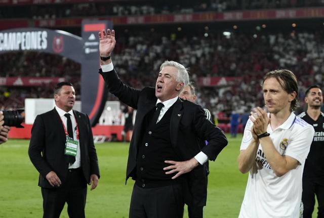 Carlo Ancelotti (foto Lapresse)