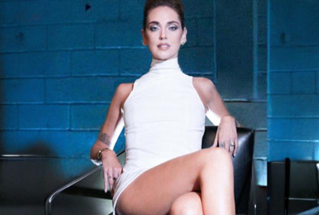 Chiara Ferragni come Sharon Stone in Basic Instinct