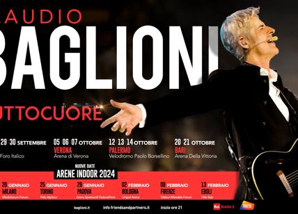 Claudio Baglioni tour, ecco tutte le date nelle arene italiane