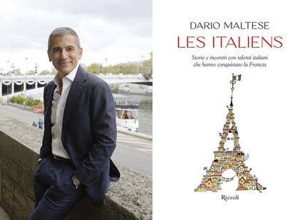 Successo degli italiani in Francia, il libro omaggio "Les Italiens" di Maltese